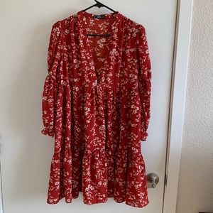 Flowy Red Dress